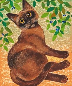 Burmese Cat Paint By Numbers