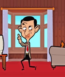 Mr Bean Room Paint By Numbers