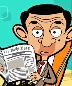 Cartoon Mr Bean Paint By Numbers