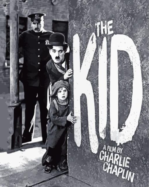 Chaplin kid Paint By Numbers