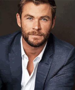 Classy Chris Hemsworth Paint By Numbers