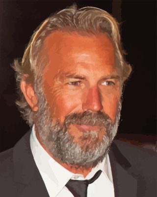 Kevin Costner Paint By Numbers