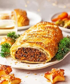 Sausage Roll Paint By Numbers