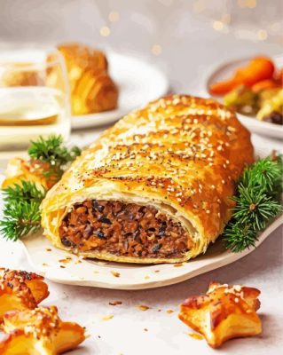 Sausage Roll Paint By Numbers