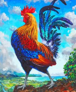 Cockerel Art Paint By Numbers