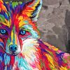 Colorful Fox Paint By Numbers