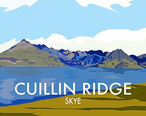 Cuillin Ridge Paint By Numbers