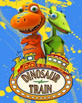 Dinosaur Train Paint By Numbers