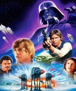 Empire Strikes Back Paint By Numbers