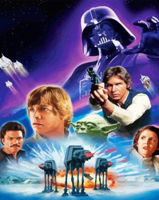 Empire Strikes Back Paint By Numbers