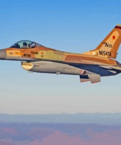 F 16 Fighting Falcon Paint By Numbers