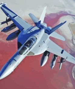 Fa 18 Hornet Paint By Numbers