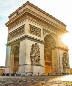 France Arc De Triomphe Paint By Numbers