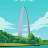 Gateway Arch Paint By Numbers