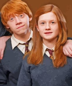 Ginny And Ron Paint By Numbers