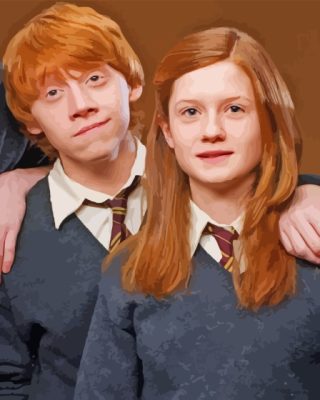 Ginny And Ron Paint By Numbers