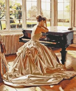 Piano Girl Paint By Numbers