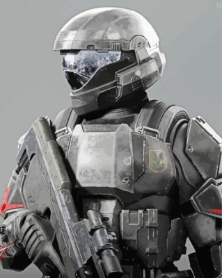 Halo 3 Odst Paint By Numbers