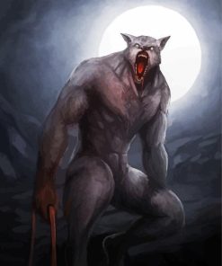 Werewolf Paint By Numbers