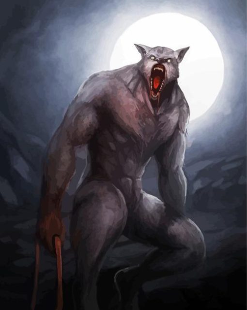 Werewolf Paint By Numbers