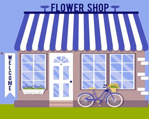 Flower Shop Paint By Numbers