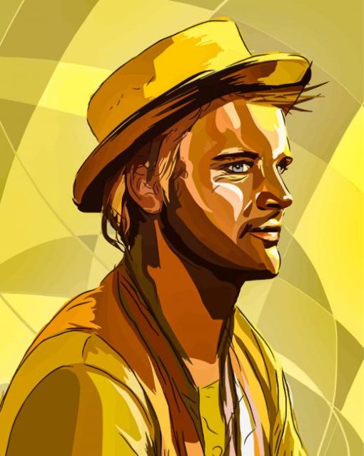 Illustration Terence Hill Paint By Numbers