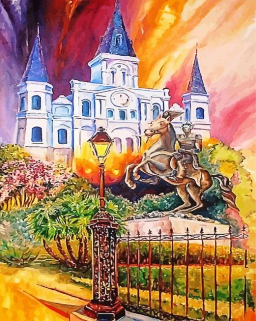 Jackson Square Paint By Numbers