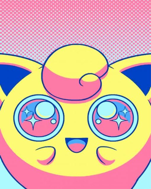 Jigglypuff Pop Art Paint By Numbers