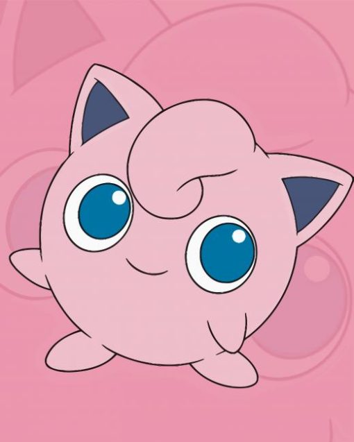 Jigglypuff Poster Paint By Numbers