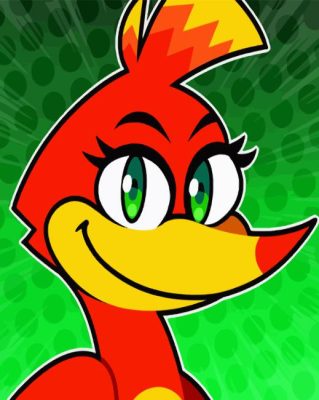 Kazooie Bird Paint By Numbers