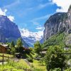 Lauterbrunen Waterfall Paint By Numbers