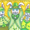 Leprechaun Rabbits Paint By Numbers