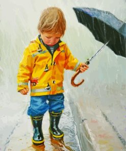 Little Boy Paint By Numbers