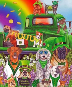 Lucky Pups St Paint By Numbers