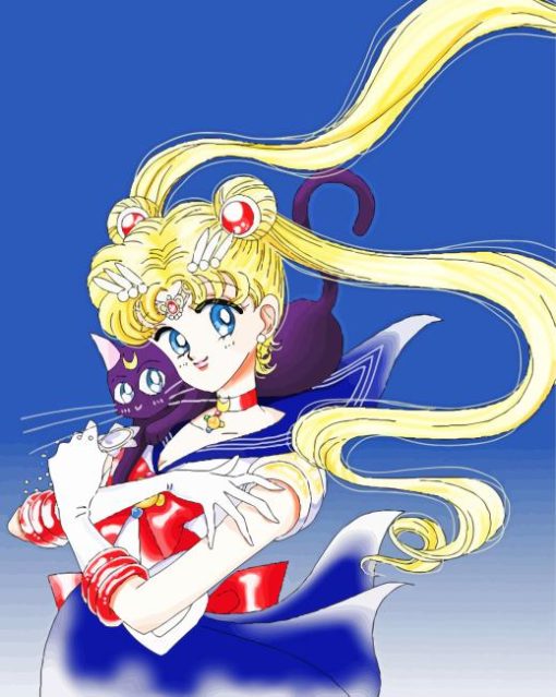 Sailor Moon Paint By Numbers