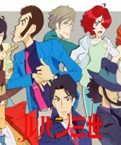 Lupin III Poster Paint By Numbers