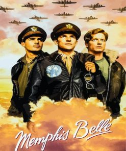 Memphis Belle Film Poster Paint By Numbers