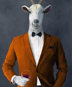 Classy Goat Paint By Numbers