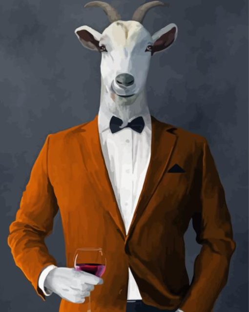 Classy Goat Paint By Numbers