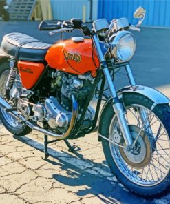 Norton 750 Commando Paint By Numbers