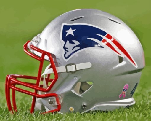 Patriots Helmets Paint By Numbers