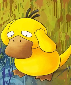 Psyduck Pokemon Art Paint By Numbers