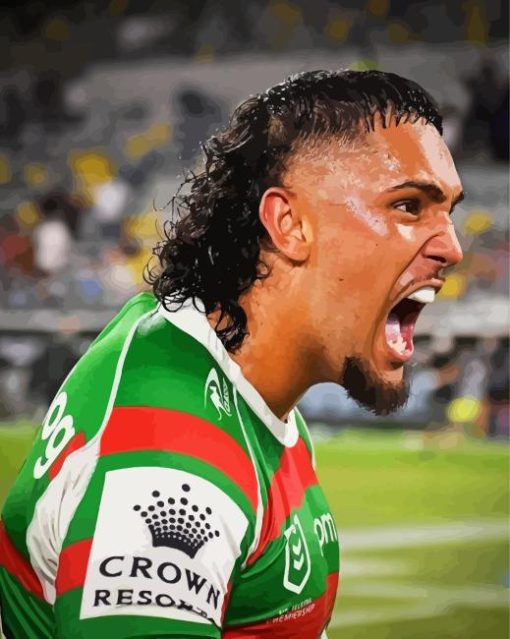 Rabbitohs Keaon Paint By Numbers