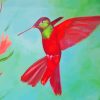 Red Hummingbird Paint By Numbers