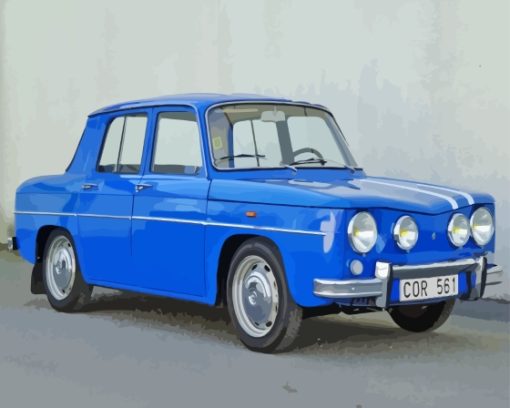 Renault Gordini R8 Paint By Numbers