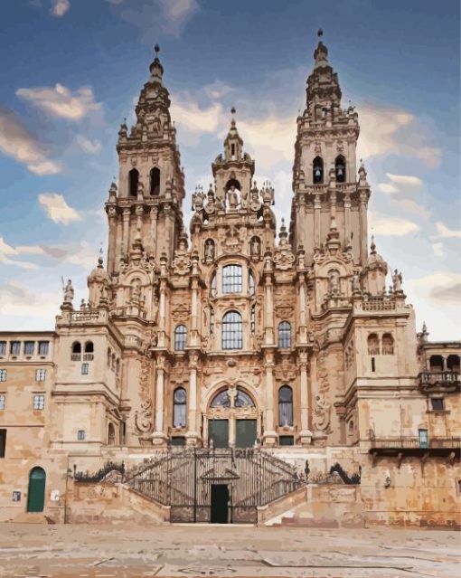 Santiago De Compostela Paint By Numbers