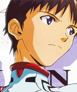 Shinji Ikari Paint By Numbers