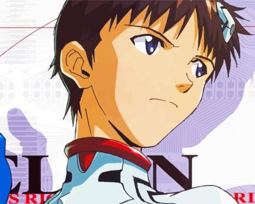 Shinji Ikari Paint By Numbers