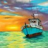 Shrimp Boat Paint By Numbers