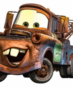 Smiling Mater Character Paint By Numbers